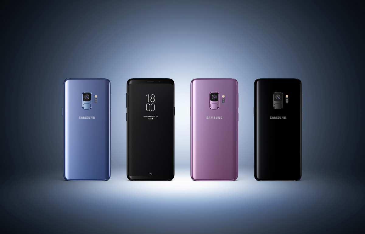 Samsung Galaxy S9 all colours
