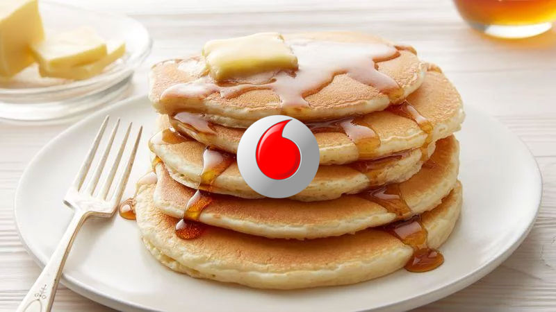 Free pancakes at Tesco thanks to Vodafone