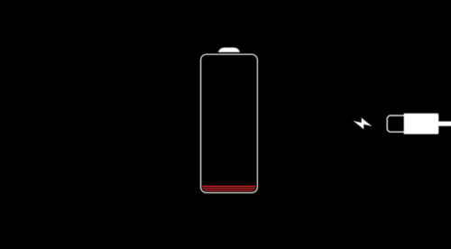 Low iPhone battery symbol