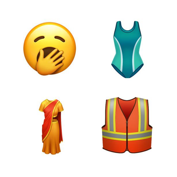 Yawn Swimsuit Dress High-vis jacket emoji