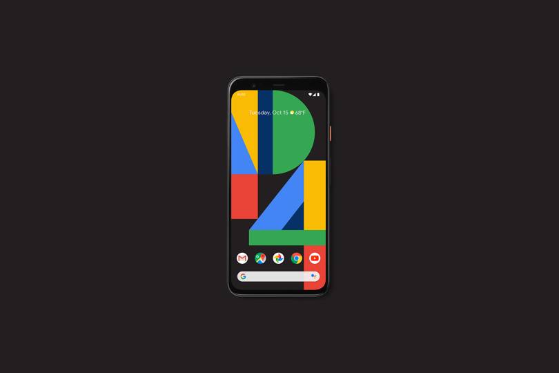 Google Pixel 4 in black