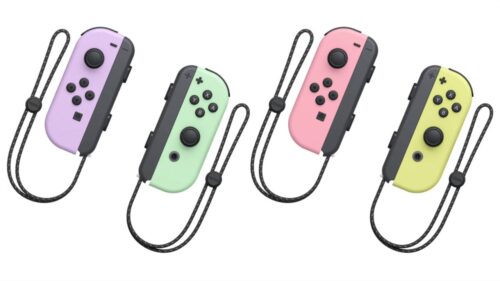 Pastel colour Nintendo Joy-cons