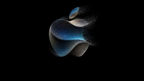 Apple logo for their Wonderlust iPhone 15 event